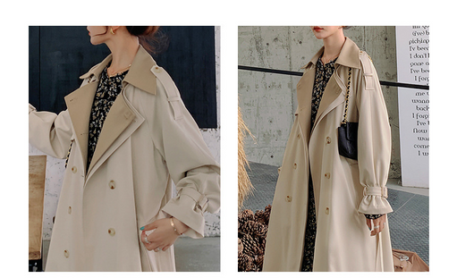 Abrigo Midi Otoñal Elegante con Aire Diosa Casual - Image 12
