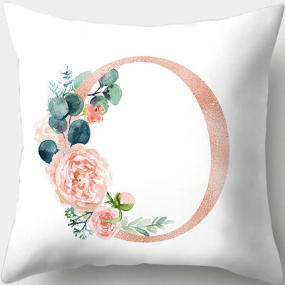 Funda de Almohada con Letras Florales Día de San Valentín Impresión Digital - Image 9