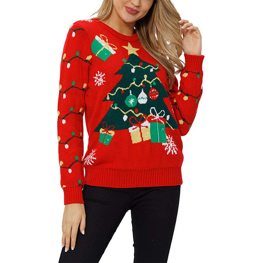 Suéter Navideño de Cuello Alto con Diseño de Muñeco de Nieve - Image 5