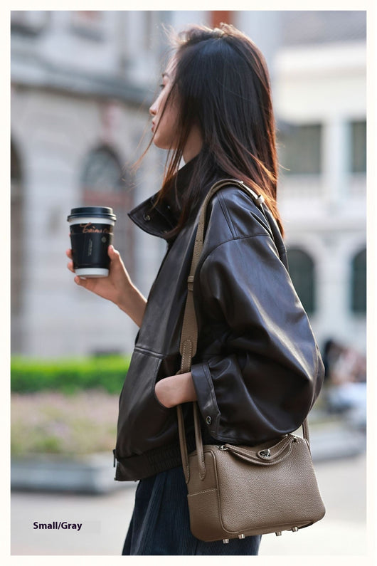 Bolsa Crossbody Tejida de Cuero Auténtico - Diseño Artesanal - Image 28