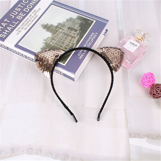 Diadema de Orejas de Gato Lentejuelas - Accesorios para el Cabello Infantiles - Image 22
