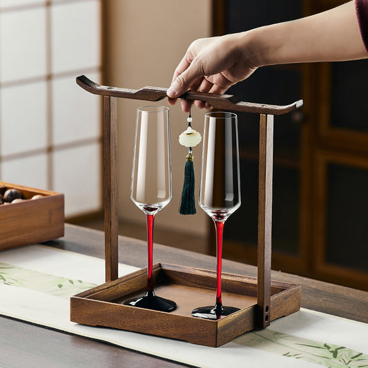 Juego de Copas de Champagne de Cristal Estilo Europeo