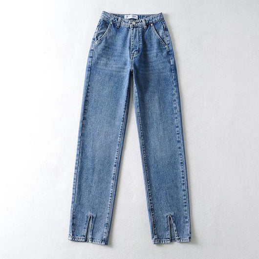 Pantalón Retro Importado Cintura Alta Slim Ajustado - Image 15