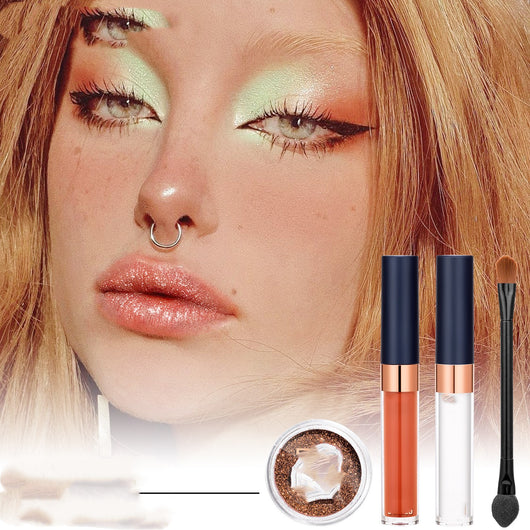 Brillo Labial Glitter Tonos Fríos - Paleta Completa - Image 10