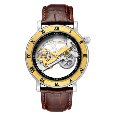 Reloj Mecánico Automático Esqueleto 3D Acero Inoxidable para Hombre - Image 8