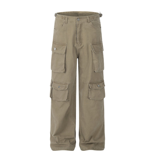 Pantalones Cargo Multibolsillos Americanos para Hombre