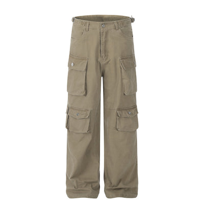 Pantalones Cargo Multibolsillos Americanos para Hombre