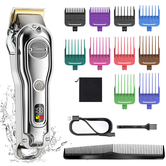 Cortadora de Cabello Profesional con Pantalla LED Inteligente