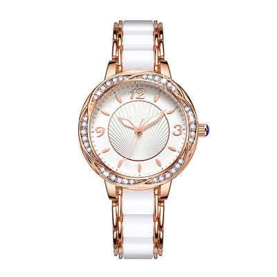 Reloj de Pulsera para Mujer con Correa de Cerámica y Mariposa - Image 3