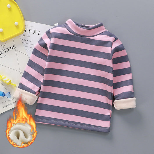 Camiseta Base Infantil de Terciopelo Grueso - Image 8