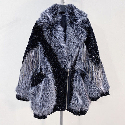 Abrigo Largo de Lana de Cordero para Mujer - Diseño Elegante y Cálido - Image 6