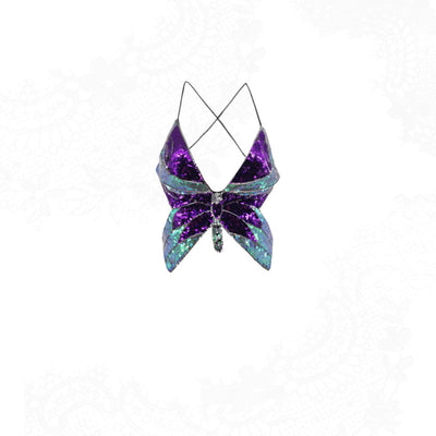 Chaleco Retro con Lentejuelas de Mariposa Multicolor - Estilo Europeo y Estadounidense - Image 6