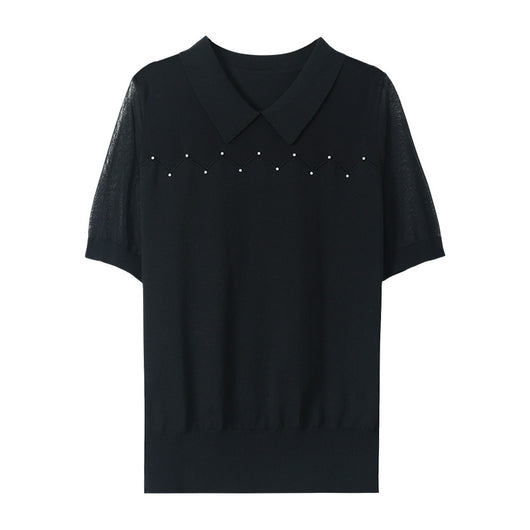 Camiseta Fresca de Seda Helada para Verano - Manga Corta Mujer - Image 5