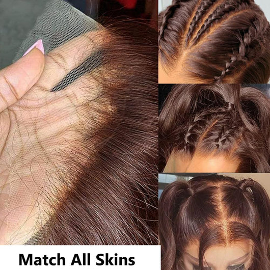 Peluca Rizada Castaña Fibra Química Ondas Grandes Largo Medio para Mujer - Image 5