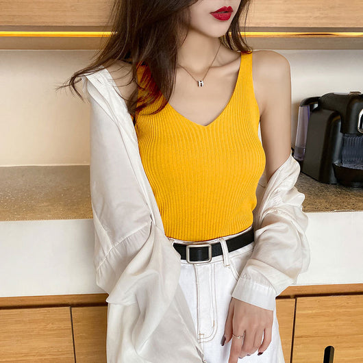 Blusa sin mangas ajustada para mujer - Image 11