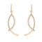 Niche Vintage Earrings Irregular Gold Earrings