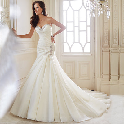 Vestido de Novia Cola Sirena Espalda Descubierta - Image 9