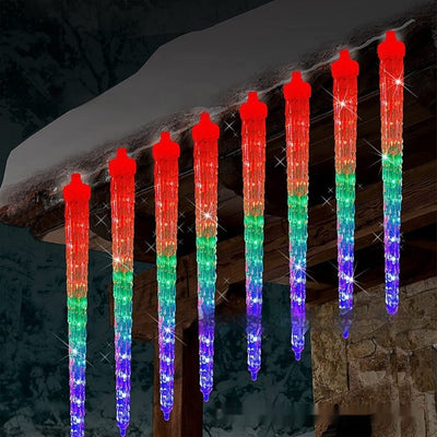 Lámpara Solar Navideña con Luces LED en Forma de Cono de Hielo - Image 24