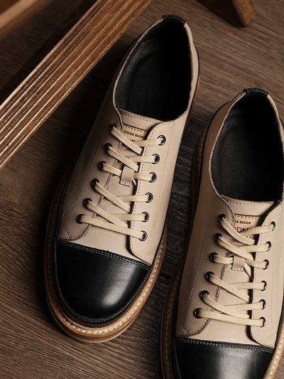 Zapatos Casuales de Cuero Genuino con Plataforma - Estilo Vintage Artesanal - Image 6