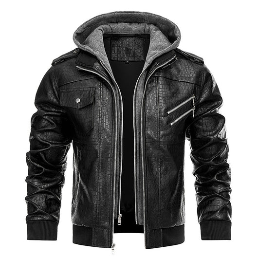 Abrigo de Cuero PU con Estilo Personalizado para Hombre - Image 11
