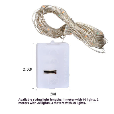 Luces LED Decorativas Cuadradas con Batería - Multicolor Ambiente - Image 17