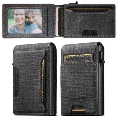 Billetera de Cuero Texturizado con Compartimentos para Tarjetas - Image 13