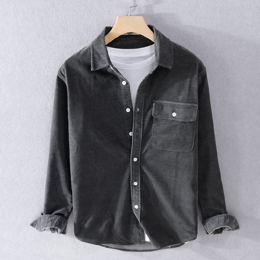 Camisa Suelta de Manga Larga para Hombre - Image 5