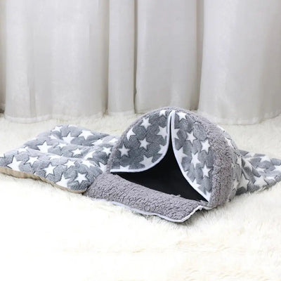 Cama Nido Térmico para Gatos - Saco de Invierno Acogedor con Diseño de Cueva - Image 12