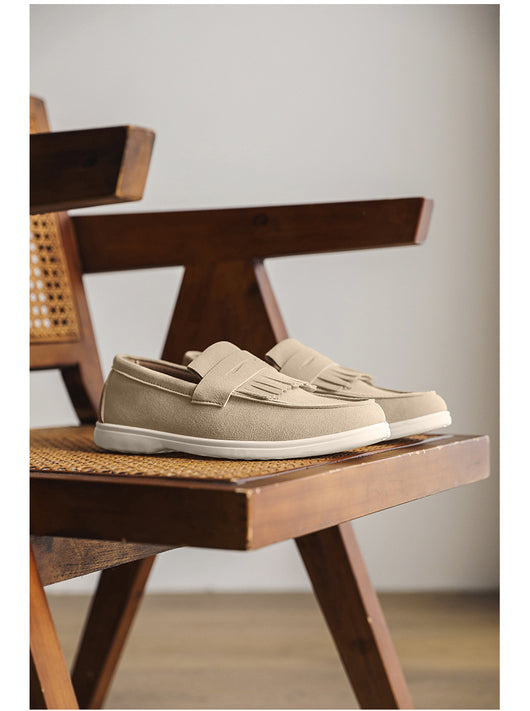 Mocasines de Cuero Mate para Hombre - Calzado Slip-on Elegante - Image 29