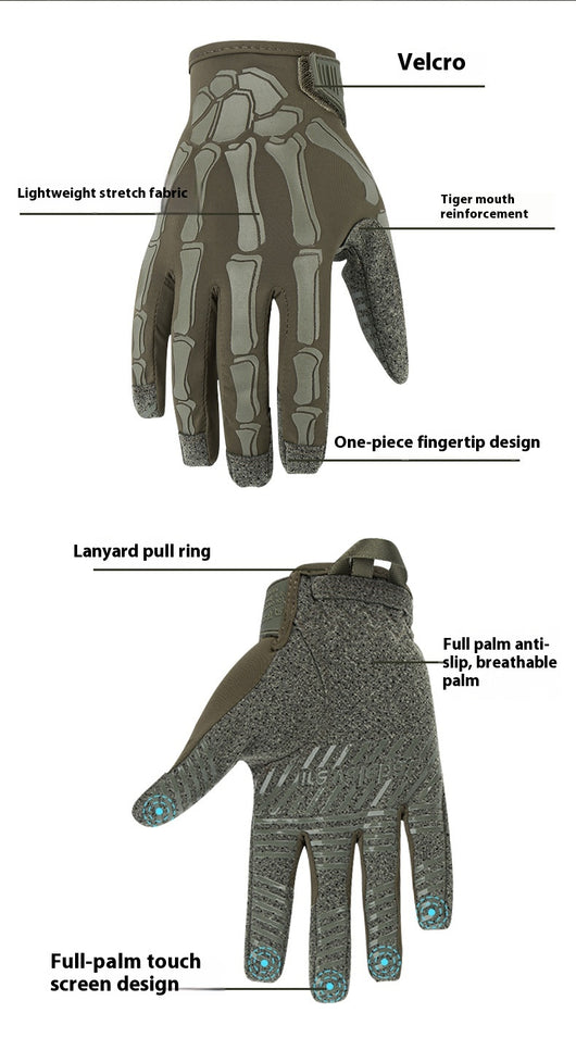 Guantes Tácticos Ice Silk Antideslizantes con Protección Solar y Pantalla Táctil - Image 16
