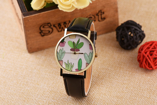 Reloj Pulsera Casual Diseño Cactus con Correa - Image 6