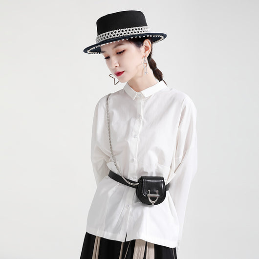Camisa Oversized Dark Style con Botones Delanteros y Traseros - Manga Larga - Image 5