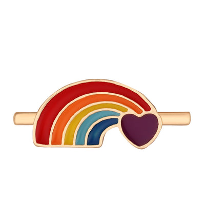 Reloj de Pared Metal Arcoíris con Amor y Diseño Infantil - Image 7