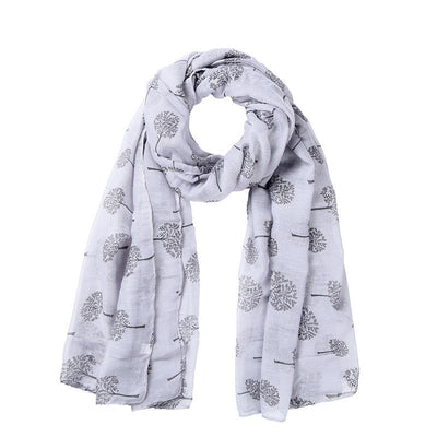 Pañuelo Chal de Moda Árbol de la Suerte - Diseño Elegante para Mujer - Image 11