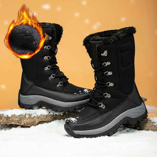 Botas Altas de Terciopelo para Mujer Talla Grande - Image 13