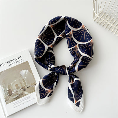 Pañuelo de Seda Cuadrado 70cm - Versátil para Primavera y Otoño - Image 24