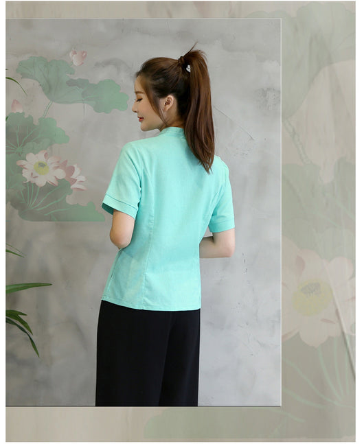 Uniforme Profesional para Esteticista de Manga Corta - Image 8