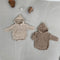 Pijama Enterizo con Capucha y Bolsillos para Bebés