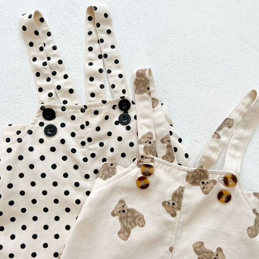 Conjunto de Enterizo Corto para Bebé con Babero Integrado - Image 16