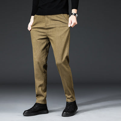 Pantalones Casuales Slim Straight para Hombre - Otoño e Invierno - Image 13