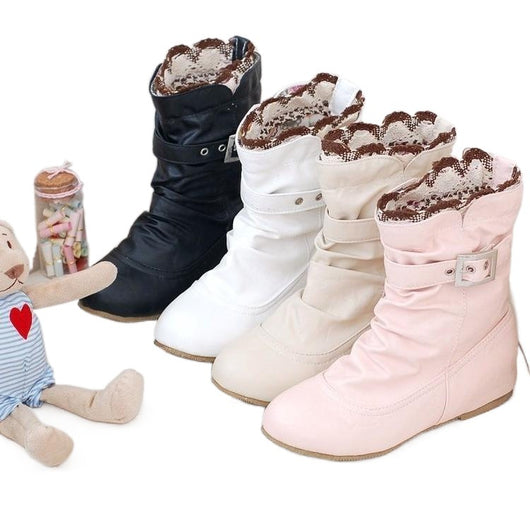 Botas Planas para Niñas Escolares - Image 10