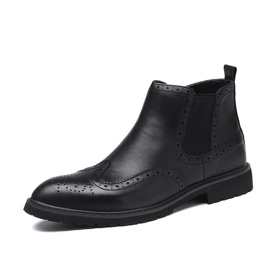 Botas de Cuero Casual Elegantes Talla Grande - Diseño Cruzado Moderno - Image 6