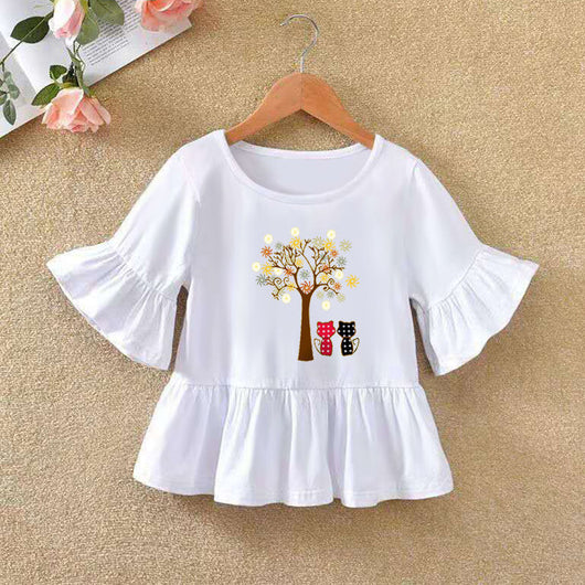 Playera Infantil con Volantes en Mangas - Ideal para Verano - Image 11