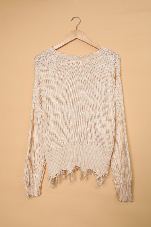 Suéter Slim V-Cuello en Colores Sólidos - Image 11