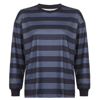 Sudadera Rayada de Manga Larga para Mujer - Image 3