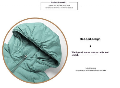 Chaqueta Acolchada de Plumón para Parejas - Abrigo Térmico y Cálido - Image 31