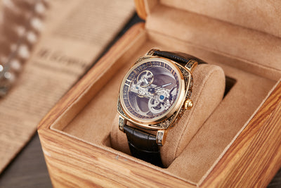 Reloj Mecánico Automático Vintage con Esfera Luminosa y Relieves - Image 20