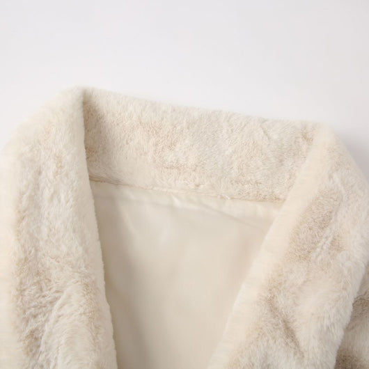 Chal de Pelaje Sintético Elegante para Mujer - Image 17
