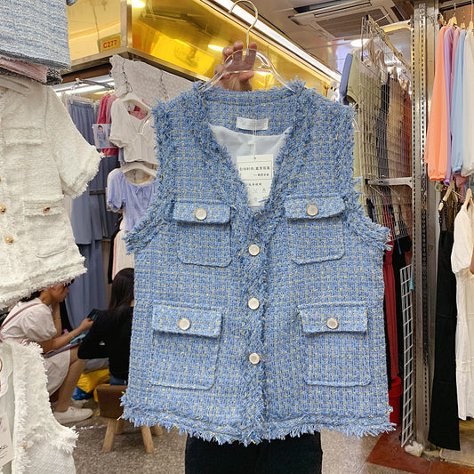 Chaleco Cardigan Suelto Mujer Cuello V Multiuso