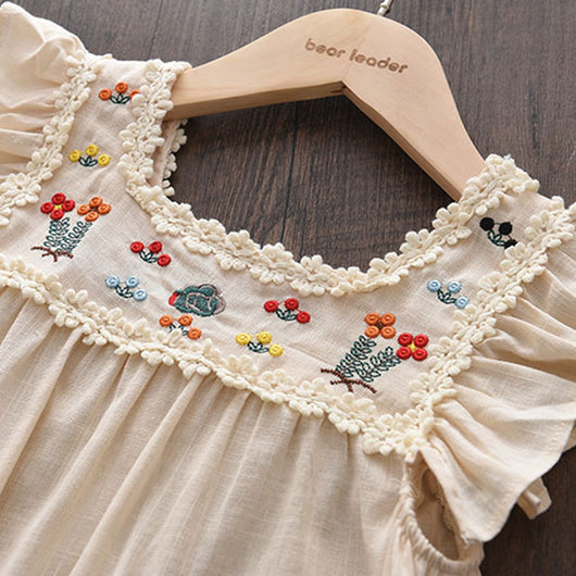 Vestido Niña Manga Volante Estampado Floral Verano - Image 33